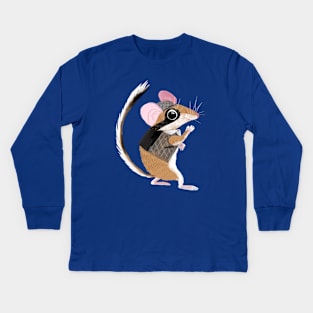 Garden Dormouse from Madrid Kids Long Sleeve T-Shirt